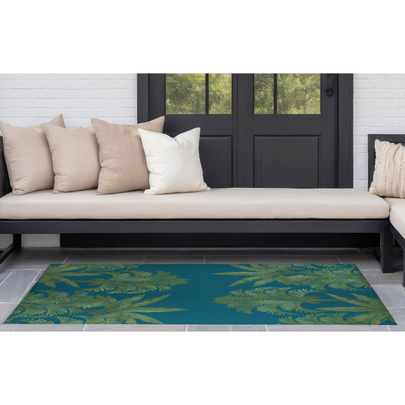 In the Jungle Outdoor Area Rug, Rectangle 4' x 6'