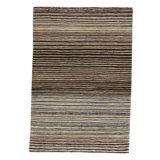 Hand-Knotted High-Quality Beige/Brown/Black Area Rug