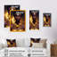 «Queen African Woman Under Moon I», impression sur toile-976254429-976254428