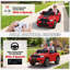 Voiture officielle pour enfants Dodge 12V avec télécommande pour les parents et Bluetooth, rouge-128989570
