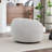 Light Gray Curved Swivel Barrel Chairs