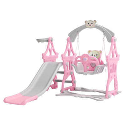 Shoaib Zoomie Kids Plastic Swing Set with Swing(s) , 1 Slide(s)