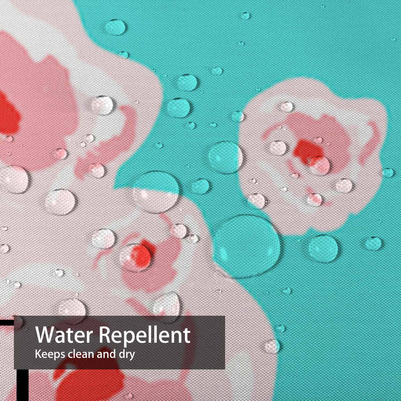 Rideau de douche imperméable rose, bleu et rose, L 72 po x l 72 po