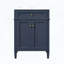 Meuble-lavabo avec lavabo en céramique, deux portes à fermeture amortie, tiroirs et rangements de porte basculants, bleu-1702731328