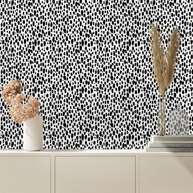 Rouleau de papier peint adhésif Aquanette Spots, L 10,42 pi x l 25 po