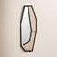Harvy Solid And Engineered Wood Asymmetrical Wall Mirror