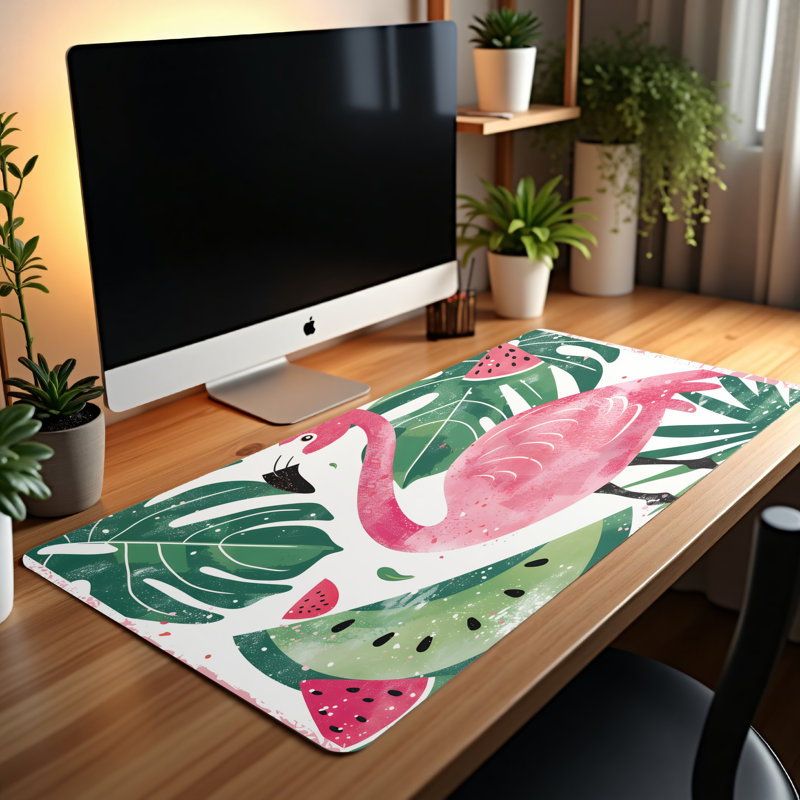 Polyester Desk Pad, 14.4x12.1
