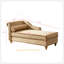 Chaise longue moderne avec revêtement en velours-481704767
