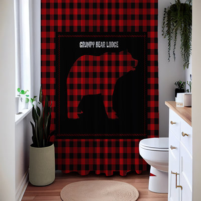 Zakarah Plaid Shower Curtain