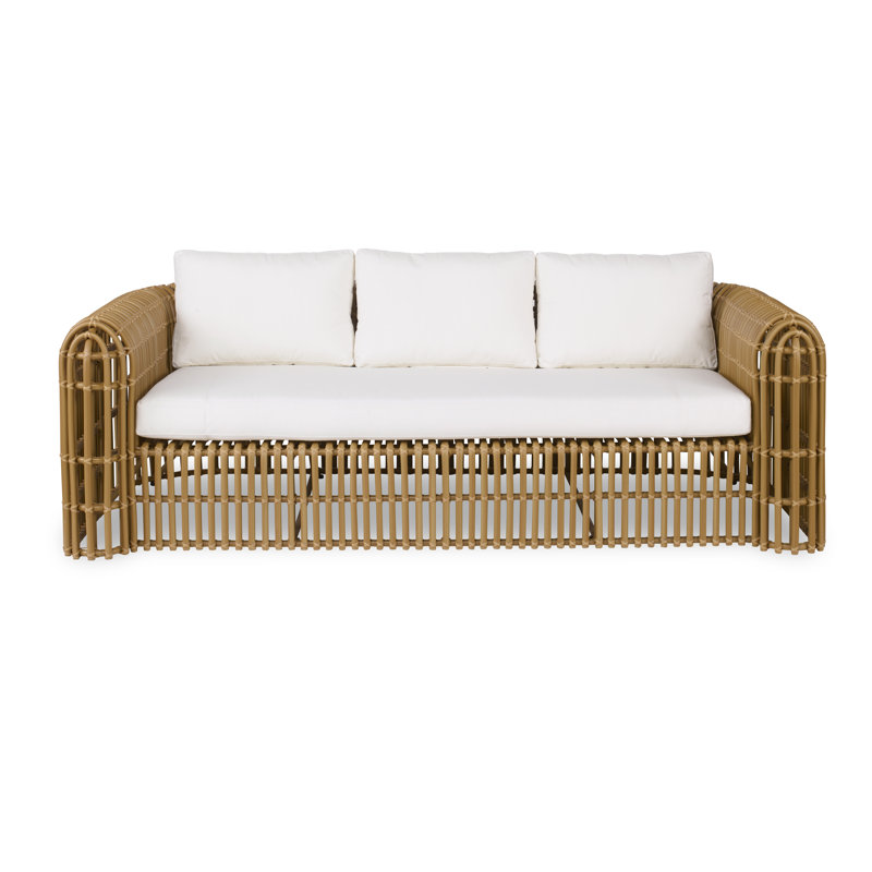 Carrier And Company Outdoor Outdoor 3 - Seat Patio Sofa, Gray Polyester 71617L82