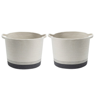 Ensemble de paniers en tissu