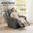 Sleeper Chair,Convertible Sleeper Sofa Chair,Pull Out Sleeper Chair With Adjustable Backrest,Multi-Functiona Lounge Chair For Living Room(Gray)