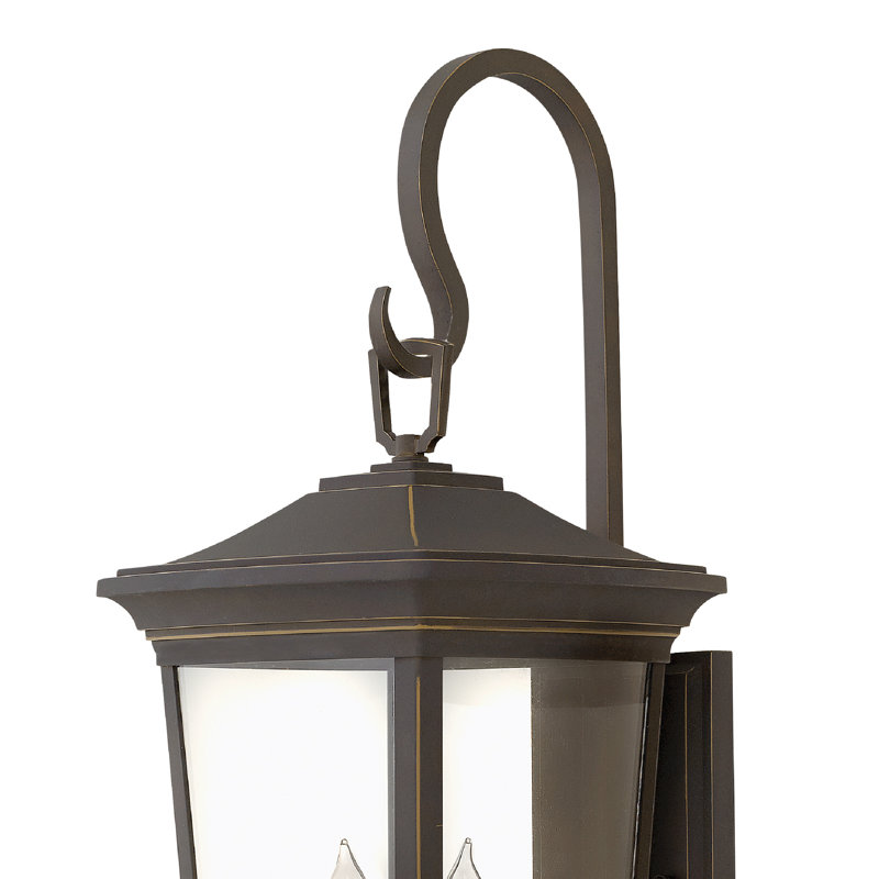 Bromley 3-Light Outdoor Wall Lantern, Oil Rubbed Bronze, No
