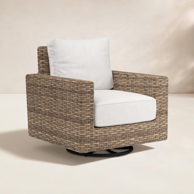 Havana Sunbrella® Swivel Patio Rocking Chair