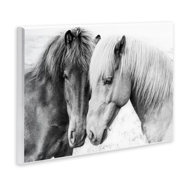 Axe-210-Portrait de cheval en bois par Sissi et Seb, H 10 po x l 15 po x P 0,5 po