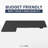 Electric Height Adjustable L-Shaped Standing Desk - Left and Right Side Black and White Frame with 63" Black and White Color Top-111565358-111565356