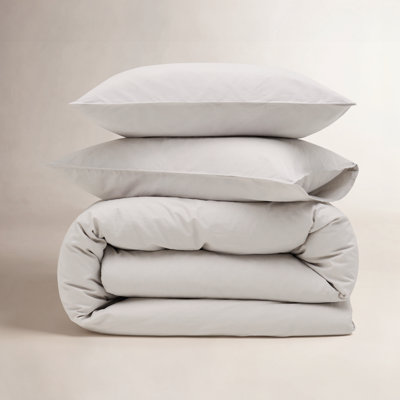 Double Stitch Cotton Duvet Cover Set