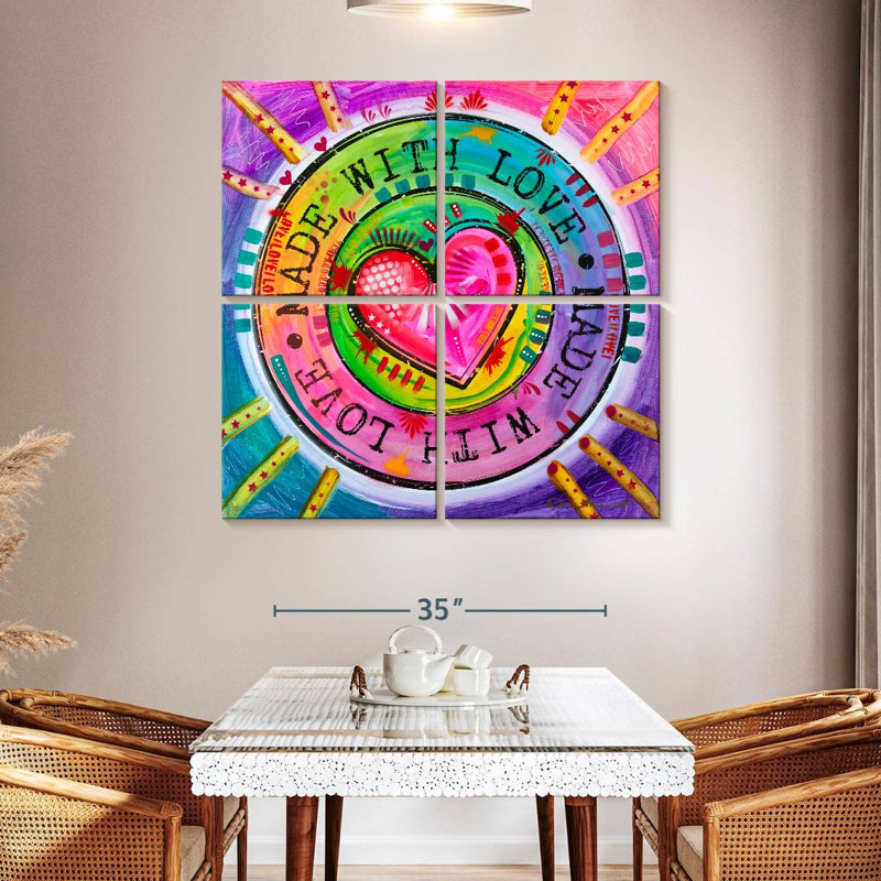 Tergel Made With Love, 45" H x 45" W