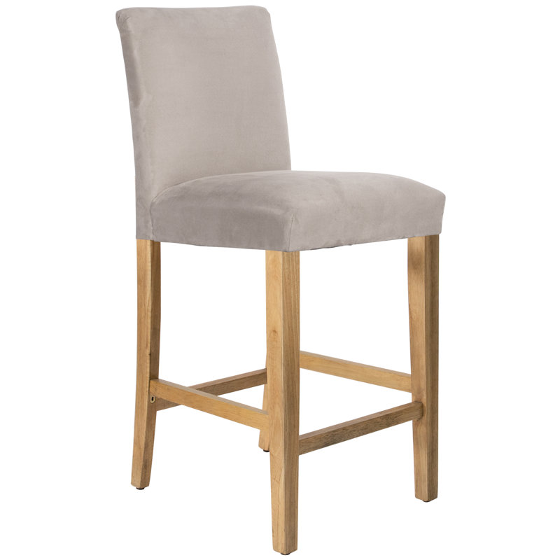 Tabouret de bar et de comptoir Hadrien, Tabouret de bar (siège d'une hauteur de 31 po), Bois naturel