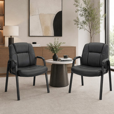 Chaise de réception 23,62 "empilable avec structure en métal