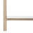 Hartley 52'' Retro Scandinavian Three Tier Shelf