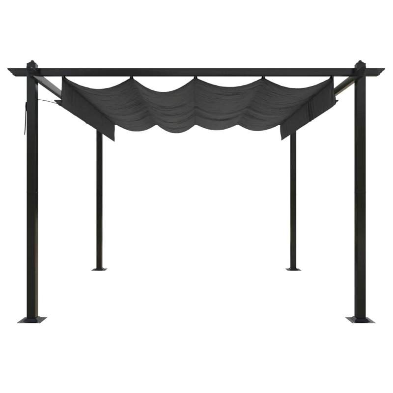 Amay 3m x 3m Metal Party Tent, Anthracite