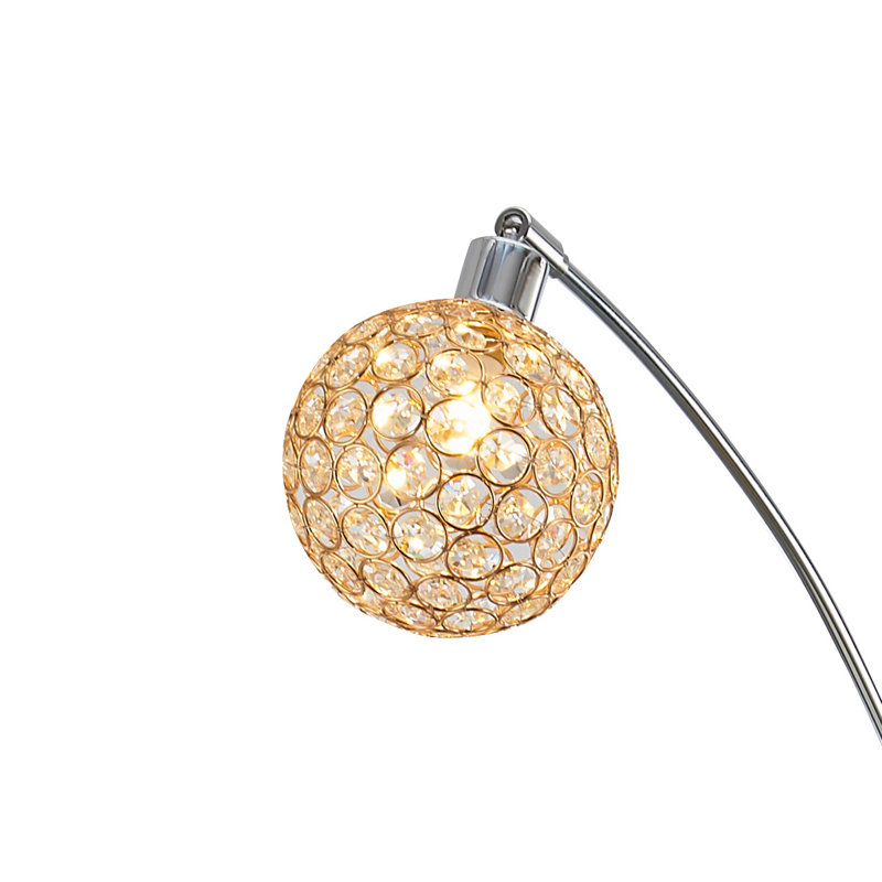 Lampe sur pied à branches en cristal 84 "Manhattan Quan Manhattan, Or