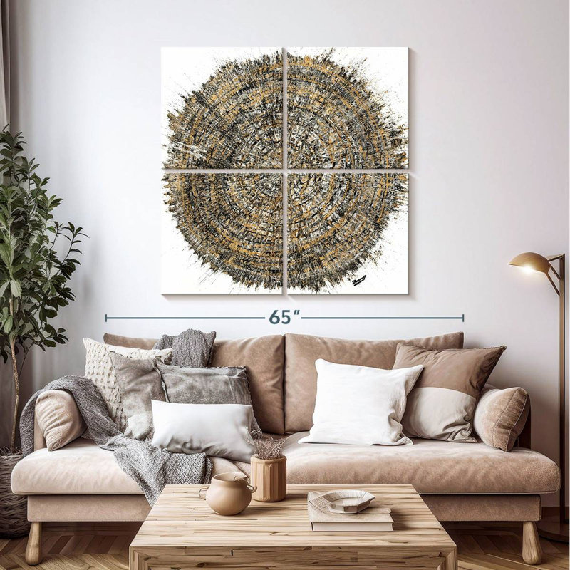 Avery Mysterious Tree Ring, 45" H x 45" W