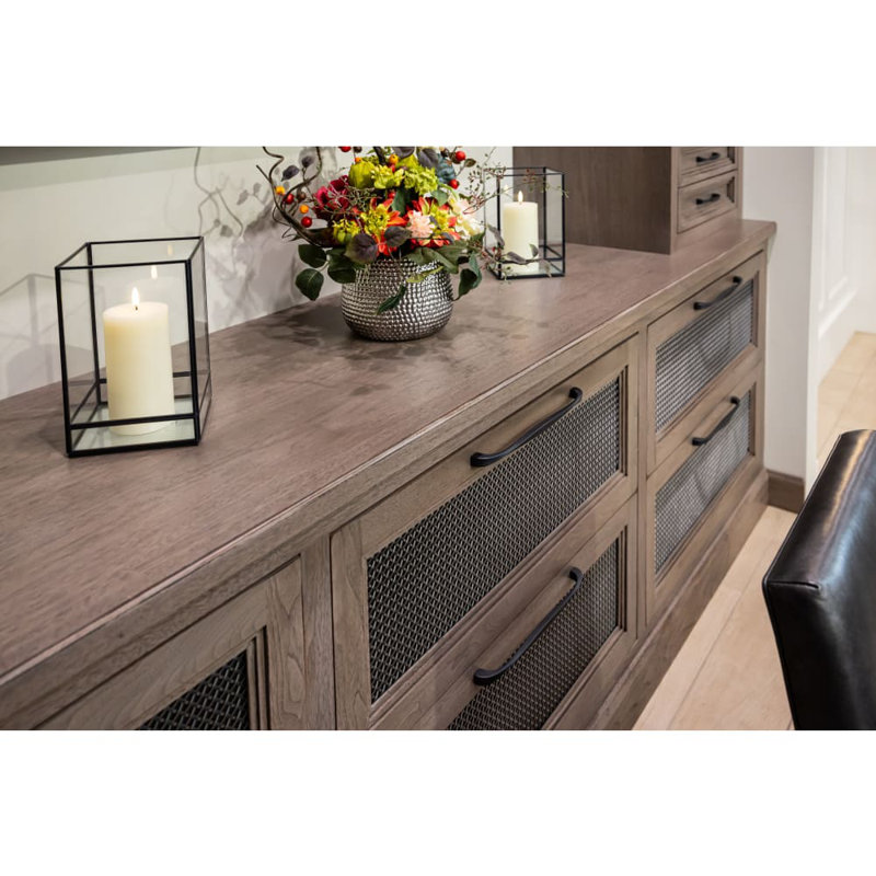 Poignée à poignée Twist Collection - Poignée d'armoire centre à centre de 6 5/16 po en fer noir - Quincaillerie transitionnelle pour tiroirs et armoires