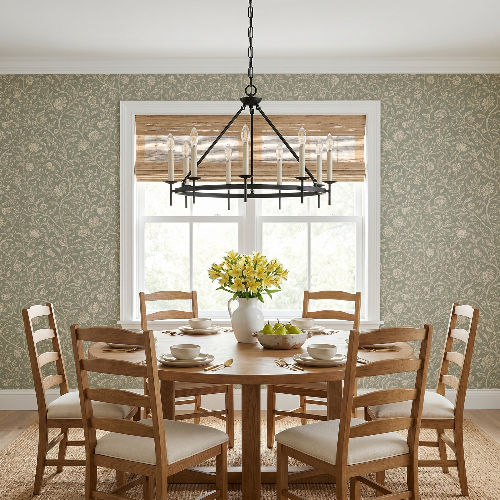 Copley 9-Light Chandelier, Black