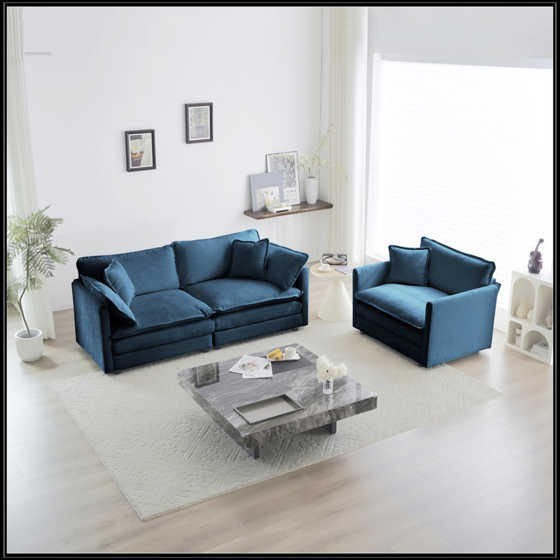 Ensemble de causeuse et de chaises 2 places