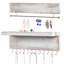 Fidah 2 Piece Wall Mounted Jewellery Holder Set