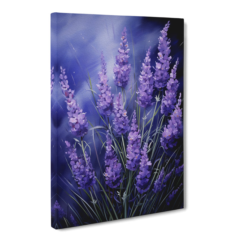 Lavender Flower Realism - Wrapped Canvas, 50cm H x 35cm W x 3cm D
