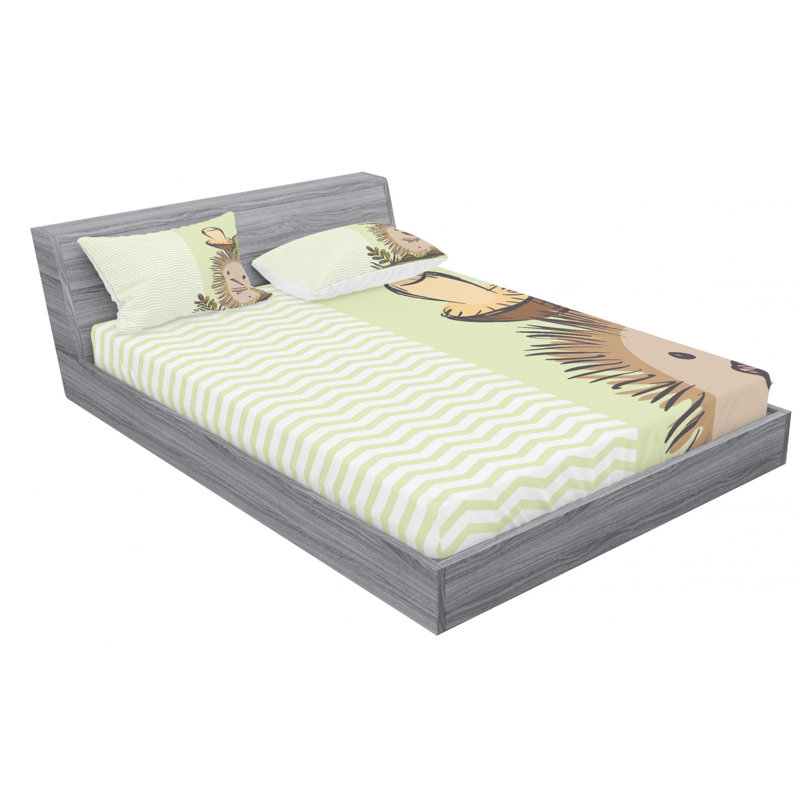 Microfiber Sheet Set, Queen Sheet Set with Fitted Sheet