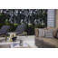 OUTDECO 3'x6' Galvanized Powder Coated Steel Rainforest Decorative ...