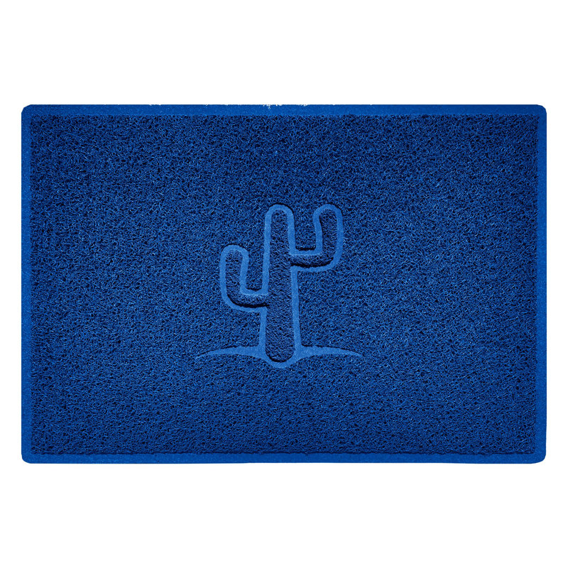 Non-Slip Indoor / Outdoor Doormat, 60cm W x 90cm L, Blue
