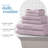 Martex Expression Air Sculpted Lilac 6 Piece Towel Set-109081157