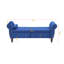 Banc de rangement en velours Larain-1869841135