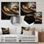 Futur salon art liquide or vif - art mural vagues-1212864058-1212864059