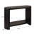 Geib Modern Black Rounded-Edge Console Table