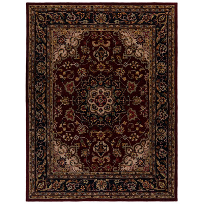 Mcauliffe Hand Tufted Wool Oriental Rug