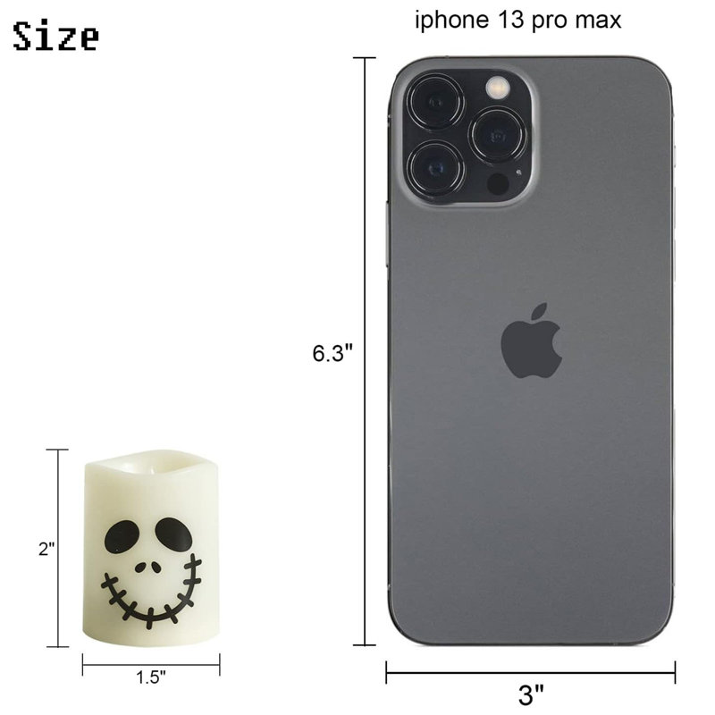 Halloween Flameless Votive Candles Colour Changing with Remote Timer
