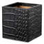 Desk Set Scaleo Croco Embossed Black Leather Set Of 3