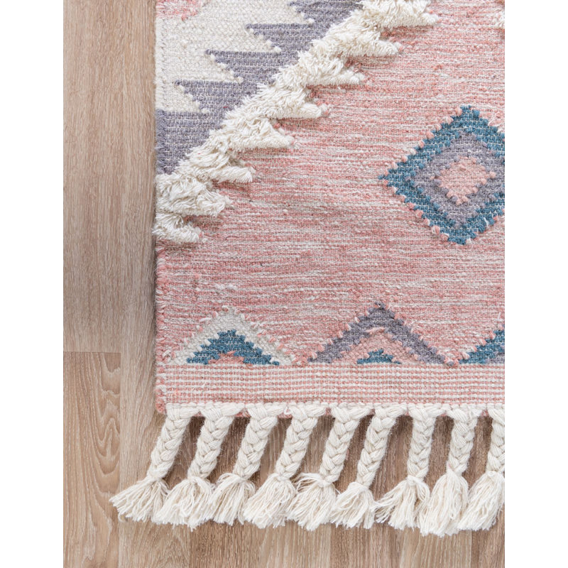 Alenah Wool Southwestern Indoor Rug, Rectangle 3'3" x 5'