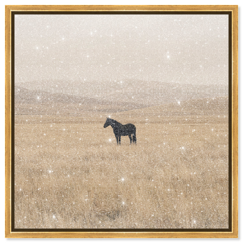 The Middle Print by Oliver Gal, 21" H x 21" W, Gold Floater Frame