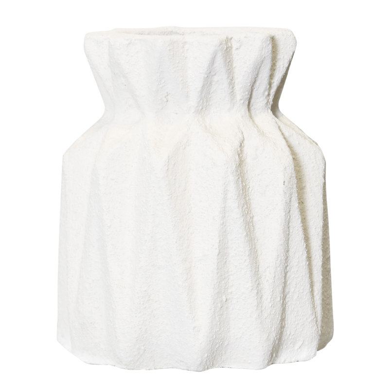 Olwethu - vase en céramique - très petit - crème mat