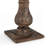 Biltmore Round End Table Aged Brown