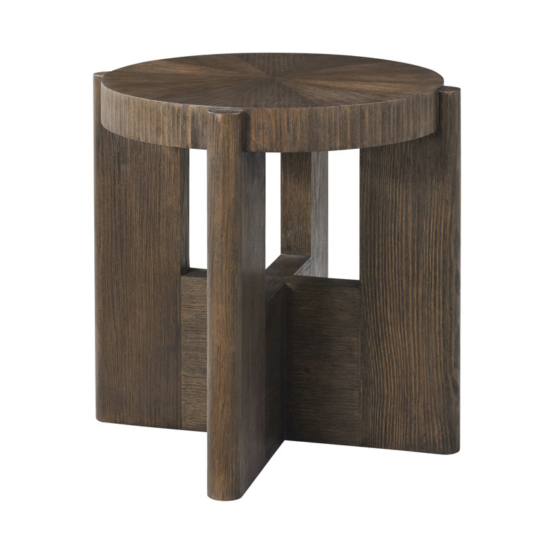 Urbane Round Side Table, Campfire