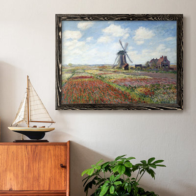 «Tulipes of Holland», peinture sur toile encadrée