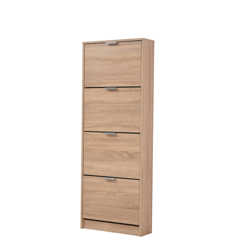 12 Pair Shoe Rack, Sonoma Oak